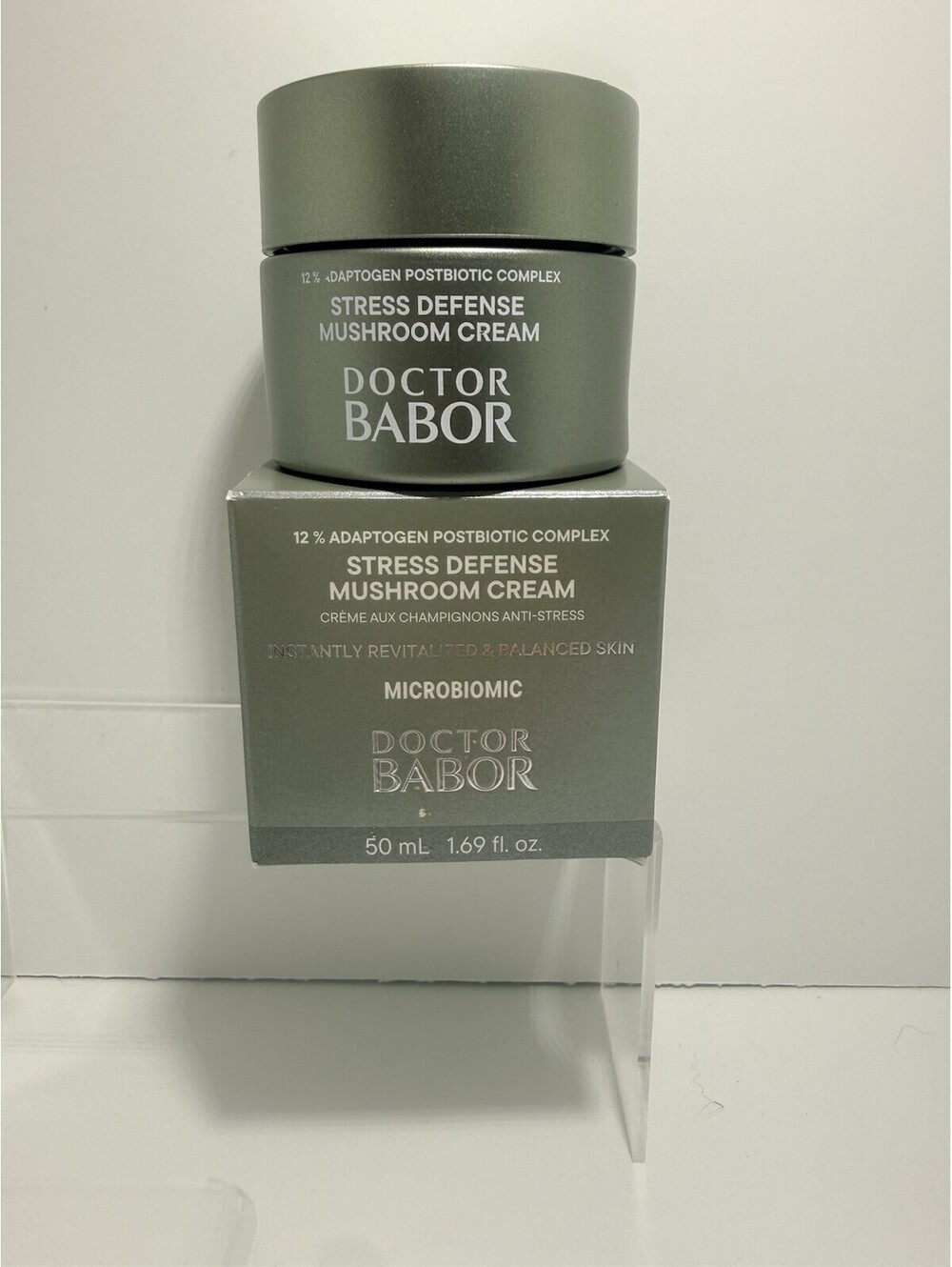 Doctor Babor Microbiomic Stress Defense Mushroom Cream 12% Adaptogen Postbiotic